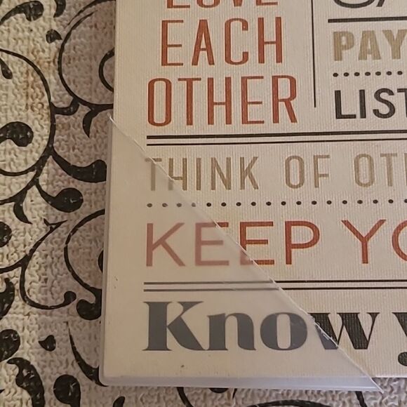 Family Rules Inspirational Wall Art - Picture 4 of 7